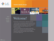 Tablet Screenshot of positiveidentitydesign.com